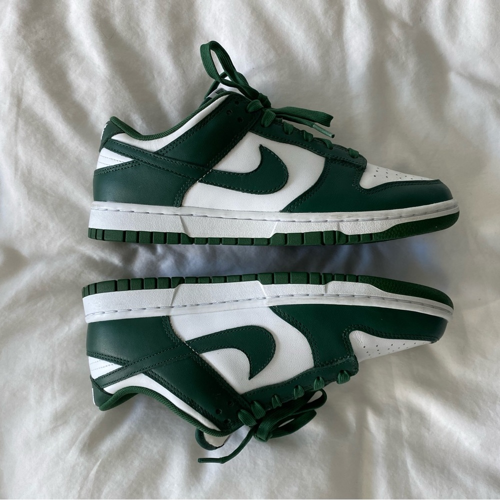 Nike Dunk - Green / White - Michigan State - Men’s 8
